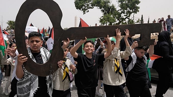 Palestinians gather to mark 78th anniversary of the Nakba and call for ‘right of return’