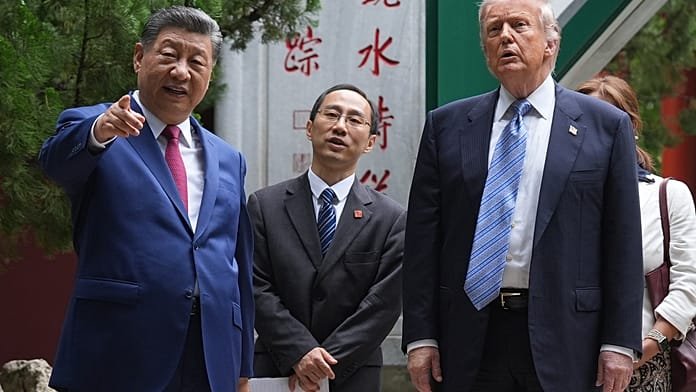 Xi gives Trump private tour of secret garden in Beijing