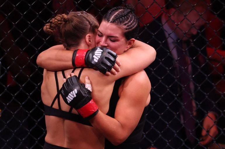 Ronda Rousey vs Gina Carano fight: Rousey wins with a 17-second submission