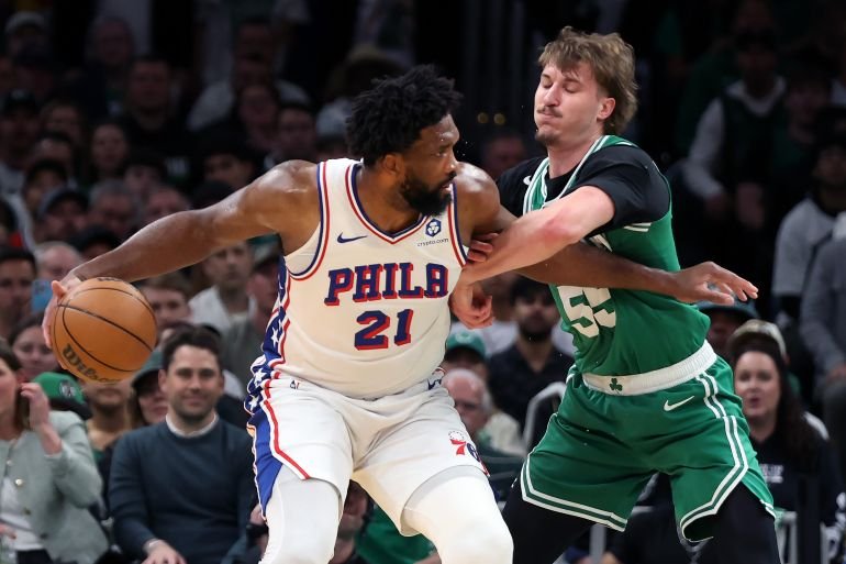 Joel Embiid, 76ers knock out second-seeded Celtics in NBA Playoffs