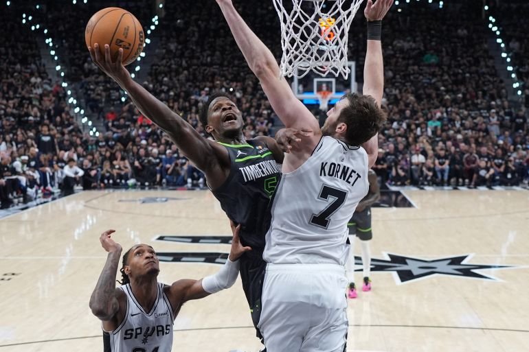Timberwolves win, tie playoff series after Spurs’ Wembanyama ejected