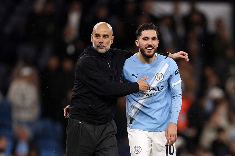 Man City beat Palace to close gap with Arsenal to two, with two to play