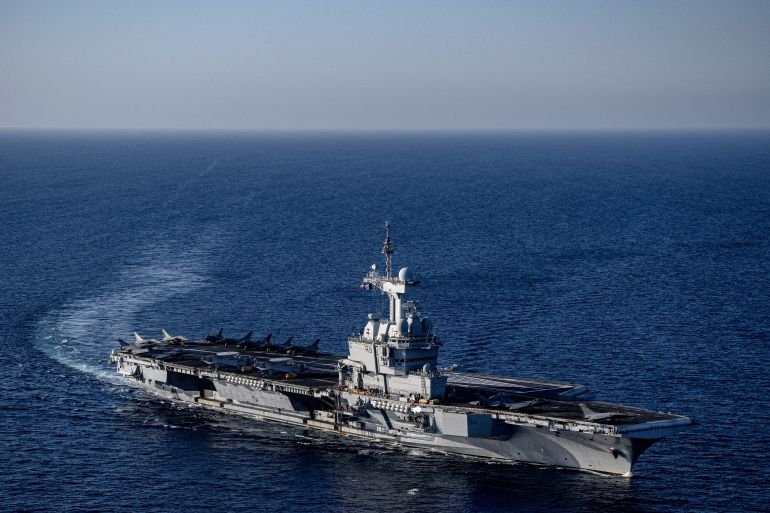 French warship moves towards Hormuz for possible defensive mission