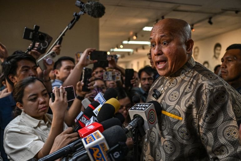 Philippine politician wanted by ICC flees Senate