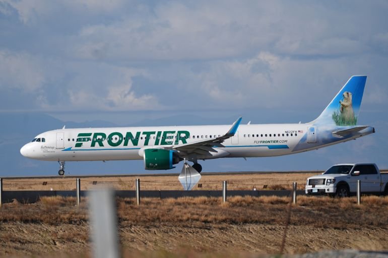 One dead in US after being struck by taking off Frontier Airlines plane