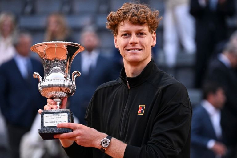 Sinner wins Italian Open to complete career Golden Masters