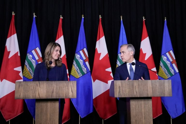 Canada’s Carney travels to Alberta as separatists face legal setback